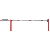 Access barrier with counterweight | and supporting post | clear width: 3000 mm | with Euro profile cylinder lock